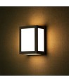 Applique murale LED 12W - 3000K, boîtier noir