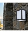 Applique murale LED 12W - 3000K, boîtier noir