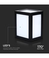 Applique murale LED 12W - 3000K, boîtier noir