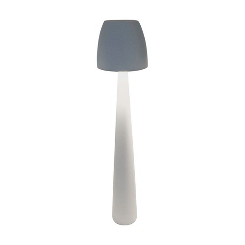Lampe de table LED rechargeable 2W-3W - Ø8cm, dimmable 3 étapes, blanc, incl. câble USB