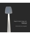 Lampe de table LED rechargeable 2W-3W - Ø8cm, dimmable 3 étapes, blanc, incl. câble USB