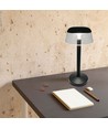 Lampe de table LED rechargeable 3W, noir - Ø13cm, dimmable 3 étapes, 3-en-1 CCT, incl. câble USB-C