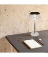 Lampe de table LED rechargeable 3W - Ø13cm, dimmable 3 étapes, CCT, blanc, incl. câble USB