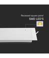 Panneau rétroéclairé 18W - Puce Samsung, 6500K, Carré