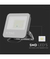 Projecteur LED 50W - 160lm/W, 4000K, Boîtier noir, gris