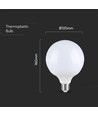 Ampoule LED globe E27 18W G120 - 110lm/W, Samsung LED chip, 6500K, blanc froid