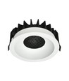 Downlight LED 12W sans éblouissement RA90 CCT Ø86mm - 3 températures de couleur, face blanche, trou : Ø75mm, nid d'abeille