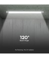 Réglette LED Prismatique 120cm 40W - 120lm/W, 3-en-1 CCT, IP20 intérieur