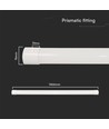 Réglette LED CCT 150cm 50W - 120lm/W, 6000lm, IP20, changement de couleur 3-en-1, intérieur