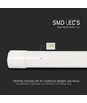 Réglette LED CCT 150cm 50W - 120lm/W, 6000lm, IP20, changement de couleur 3-en-1, intérieur