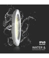 Suspension LED High Bay 100W, CCT - 3 couleurs, IP65, Ø23,5cm