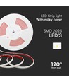 Kit ruban LED COB 10m 12,5W/m, 3000K - IP65, 1100lm/m, 286 LED par mètre, largeur 8mm