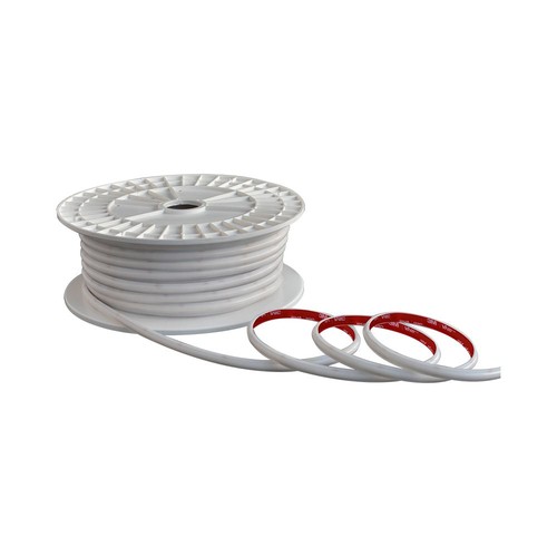 Strip LED COB 50m 12W/m, 3000K - IP65, 286 LED par mètre, flexible, rouleau de 50 mètres