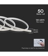 50m 10,5W/m ruban LED rouge - IP65, 120 LED par mètre, puces SMD 2835, rouleau de 50 mètres