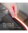 50m 10,5W/m ruban LED rouge - IP65, 120 LED par mètre, puces SMD 2835, rouleau de 50 mètres