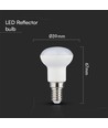 Spot LED E14 2,9W - R39, 4000K, puce Samsung