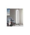 Lampe d'angle 20 watts avec lumière RGB - Blanc, 140 cm de hauteur, contrôlée avec télécommande incluse