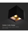 Applique murale LED Solara noire 9W avec détecteur - Solaire, IP65, 3-en-1 CCT, 800lm, détecteur PIR