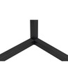 Lampe d'angle 20 watts avec lumière RGB - Noir, 140 cm de hauteur, contrôlée avec télécommande incluse