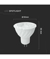 Spot LED GU5.3 6W - 12V, MR16