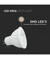 Spot LED GU5.3 6W, 12V - MR16, 38 degrés, IP20, 445lm
