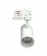 Spot sur rail triphasé 16W 3-en-1 - 25°, CCT, Blanc