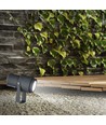 Spot de jardin LED 12W avec piquet - IP65, Couleur verte, boîtier gris, 20 degrés, aluminium