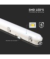 Réglette LED étanche 120cm 36W avec capteur - 120lm/W, Samsung LED chip, IP65, capteur micro-ondes