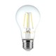 Ampoule LED filament E27 12W - A70, verre clair