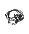 Guirlande lumineuse pour 20 ampoules E27 - 10 mètres, IP44, 230V