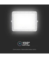 Projecteur Solaire LED VT 180W - 6400K, Batterie 16000 mAh, Câble 3m, Télécommande IR Intelligente, Recharge Rapide, Blanc