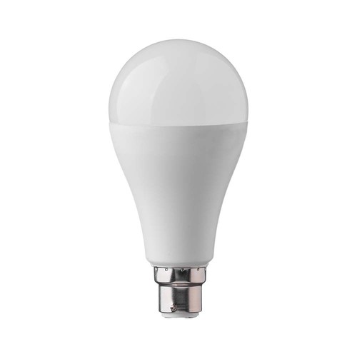 Ampoule plastique 15W B22 - puce Samsung, 4000K, A65