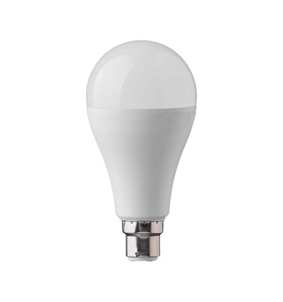 Ampoule plastique 15W B22 - puce Samsung, 4000K, A65