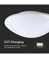 Plafonnier LED design 40W avec télécommande - 4000lm, dimmable, CCT, phantom cover, Ø50cm