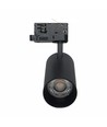 Spot sur rail triphasé 16W 3-en-1 - 25°, CCT, noir