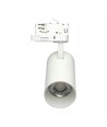 Projecteur sur rail triphasé 24W 3-en-1 - 25°, CCT, Blanc