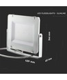 Projecteur LED 200W - Puce LED Samsung, lampe de travail, extérieur
