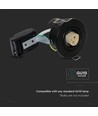 Spot encastrable GU10 - Noir, IP20