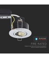 Spot encastrable GU10 - Acier brossé, IP20