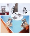 Supports à ressort pour panneaux LED - Lot de 4 pièces
