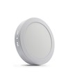 Plafonnier LED 18W dimmable - Ø22,5cm, hauteur : 3,9cm, bordure blanche