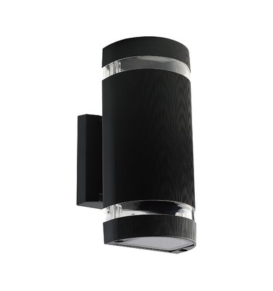 Applique murale LED noire E27 IP44