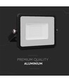 Projecteur 20W - Puce Samsung, câble 1m, 3000K, boîtier noir, verre noir