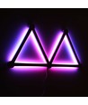 Kit complet Hexa-Light RGBIC - 9 barres lumineuses, montage mural, application Bluetooth, USB