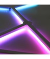 Kit complet Hexa-Light RGBIC - 9 barres lumineuses, montage mural, application Bluetooth, USB