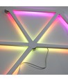 Kit complet Hexa-Light RGBIC - 9 barres lumineuses, montage mural, application Bluetooth, USB