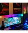 Ensemble complet Hexa-Light RGBIC - 6 rails lumineux, montage mural, application Bluetooth, USB