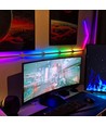 Ensemble complet Hexa-Light RGBIC - 6 rails lumineux, montage mural, application Bluetooth, USB
