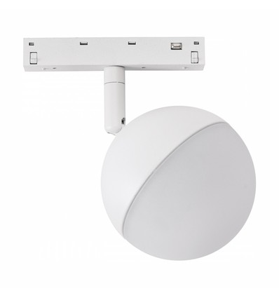 10W SYSTEM SHIFT BASIC GLOBE pour rail 48V - 130lm/W, 4000K, IP20, blanc, 120 degrés