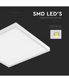 Panneau LED 36W - 2 en 1, 595x595mm, 4000K, 120lm/W